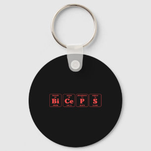 Weightlifting Bodybuilding Muscles Barbells Workou Key Ring