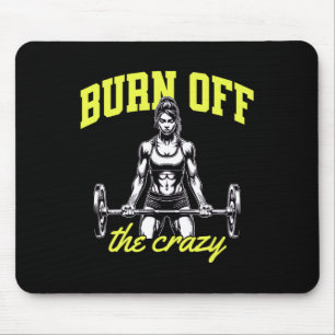 Weightlifting Bodybuilding Muscles Trainer Saying  Mouse Pad