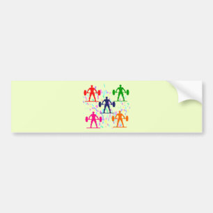 WEIGHTLIFTING BUMPER STICKER