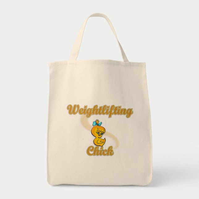 Weightlifting Chick Tote Bag (Front)