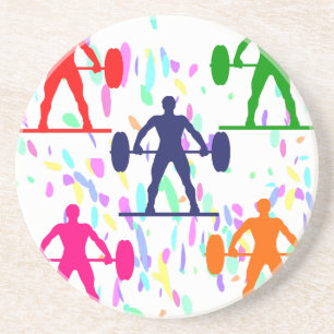 WEIGHTLIFTING COASTER