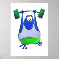 Weightlifting Frog