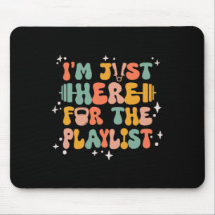 Weightlifting Funny Gym Workout Women Exercise  Mouse Pad