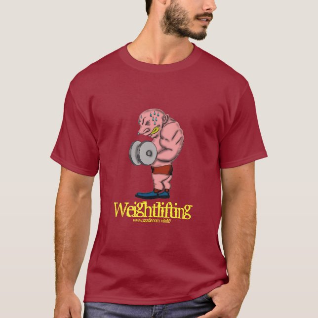 Weightlifting funny t-shirt (Front)
