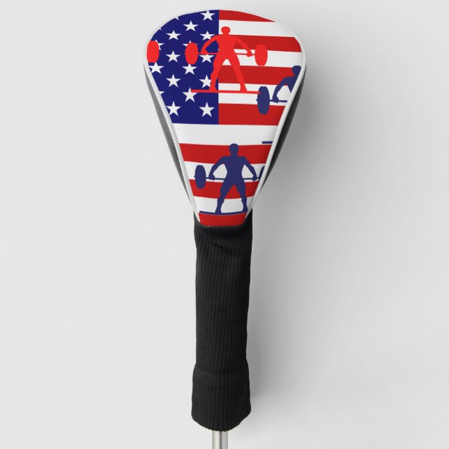 WEIGHTLIFTING            GOLF HEAD COVER (Front)