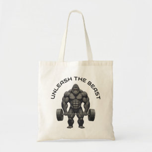 Weightlifting Gorilla Tote Bag