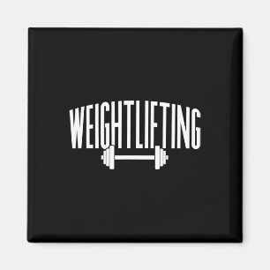 Weightlifting Gym Lift Workout  Magnet