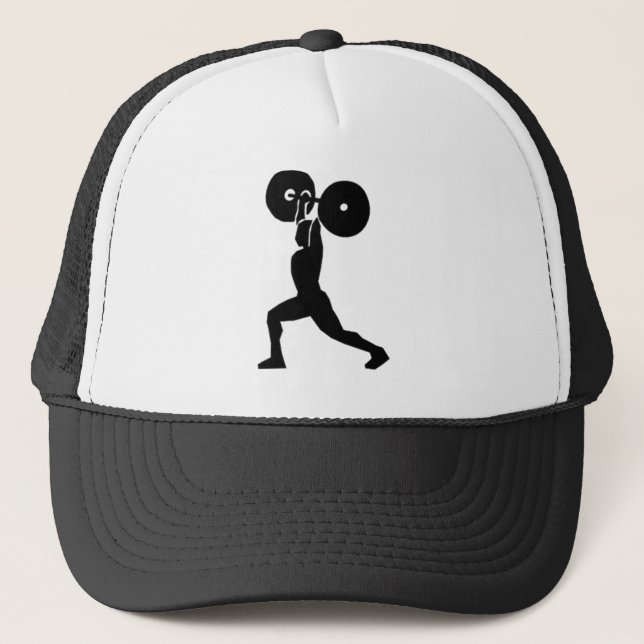 Weightlifting Gym Trucker Hat (Front)