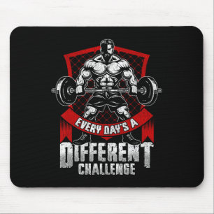Weightlifting Gym Workout Every Day’s A Different Mouse Pad