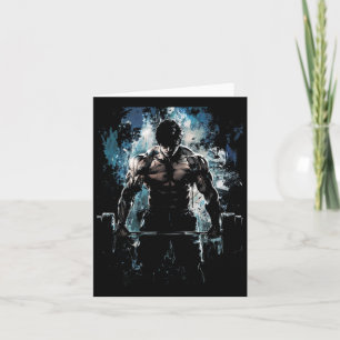 Weightlifting Muscle Gym Fitness Workout Strength  Card