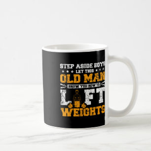 Weightlifting Old Man Gym Coffee Mug
