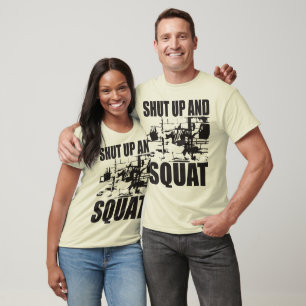 Weightlifting - Old School Squat T-Shirt