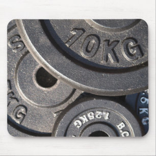 Weightlifting Plates Mouse Pad