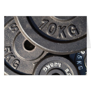 Weightlifting Plates, "No Excuses"