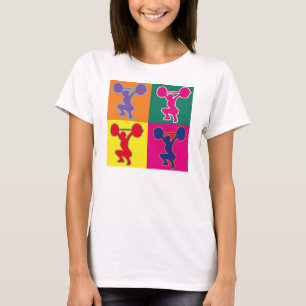 Weightlifting pop art T-Shirt