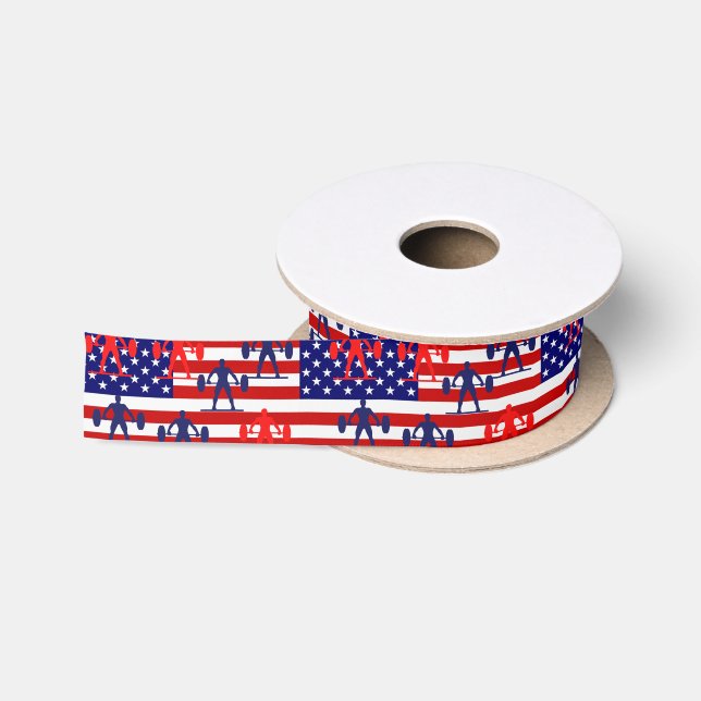 Weightlifting Satin Ribbon (Spool)
