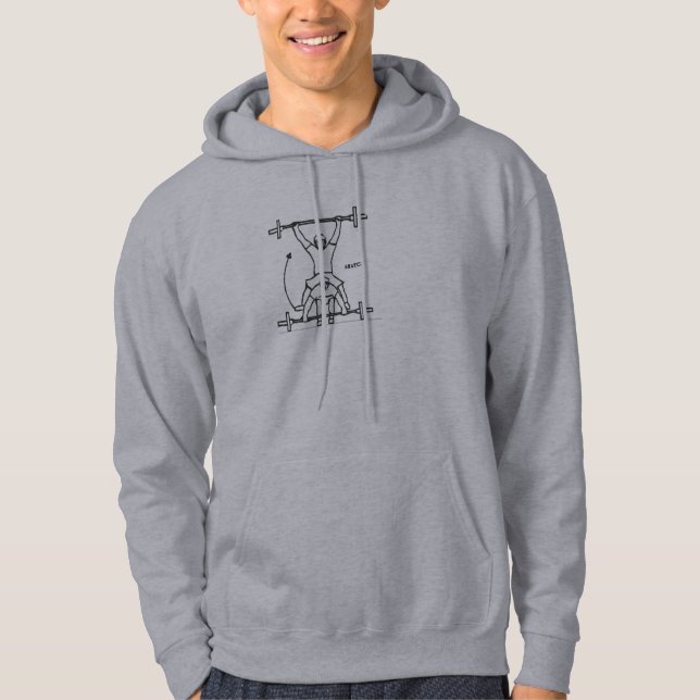 Weightlifting Snatch RESIZED Hoodie (Front)