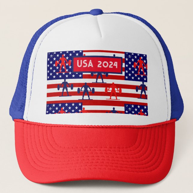 WEIGHTLIFTING  TRUCKER HAT (Front)