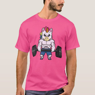 Weightlifting Unicorn Funny Powerlifting Fitness G T-Shirt