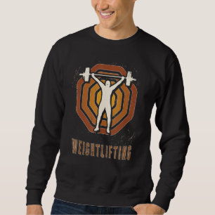 Weightlifting Vintage Retro Classic Sport Love Sweatshirt