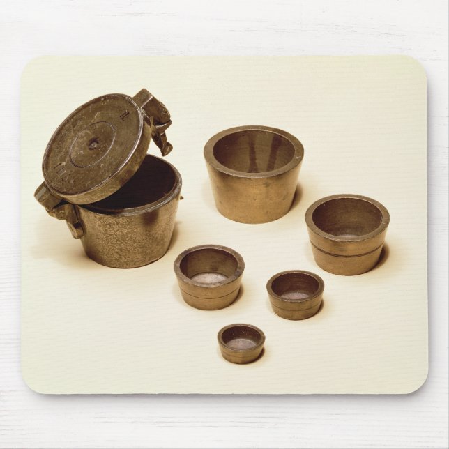 Weights used by merchants and apothecaries mouse pad (Front)