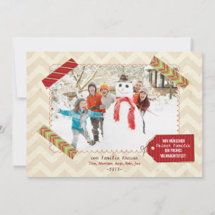 Weihnachten Foto-Karte Holiday Card
