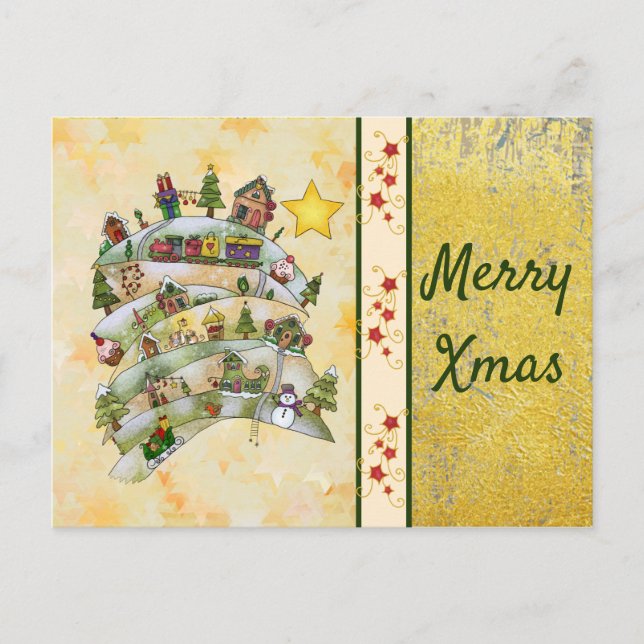 Weihnachtensdorf Postcard (Front)
