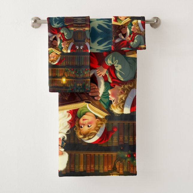 „Weihnachtliche Harmonie“ Bath Towel Set (Insitu)