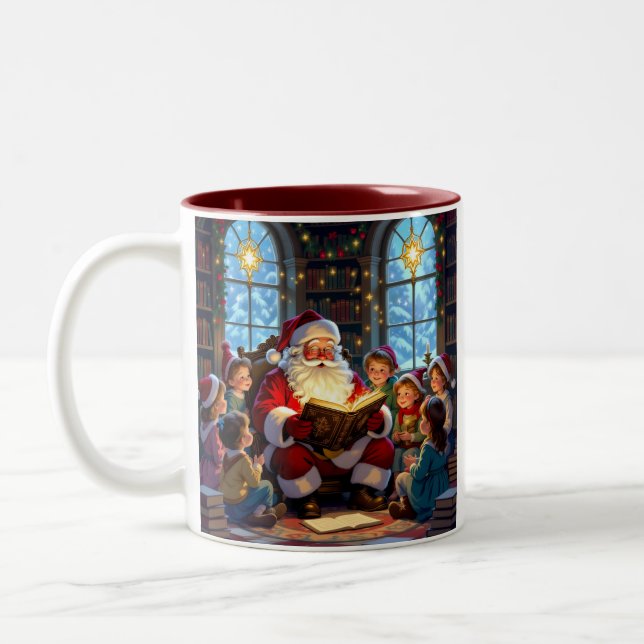 „Weihnachtliche Harmonie“ Two-Tone Coffee Mug (Left)