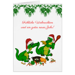 Weihnachts Drachen , auf Deutsch