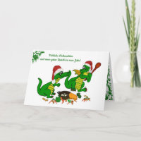 Weihnachts Drachen , auf Deutsch