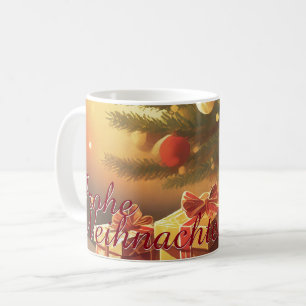 Weihnachtsbaum mit goldenen Geschenken Coffee Mug
