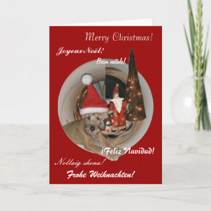 Weihnachtskarte "Irish Terrier" Holiday Card
