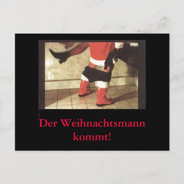 Weihnachtskarte Postcard (Front)
