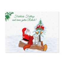 Weihnachtsmann Kaninchen Fox Eichhörnchen, Deutsch