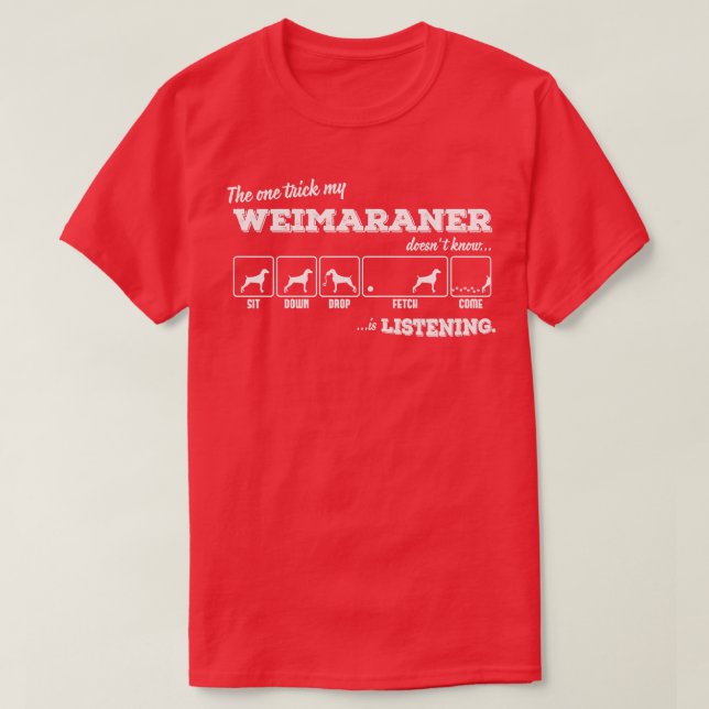 Weimaraner 3 T-Shirt (Design Front)