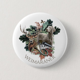 Weimaraner 6 Cm Round Badge