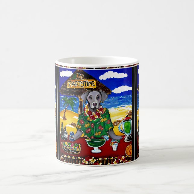 Weimaraner Bartender Coffee Mug (Center)
