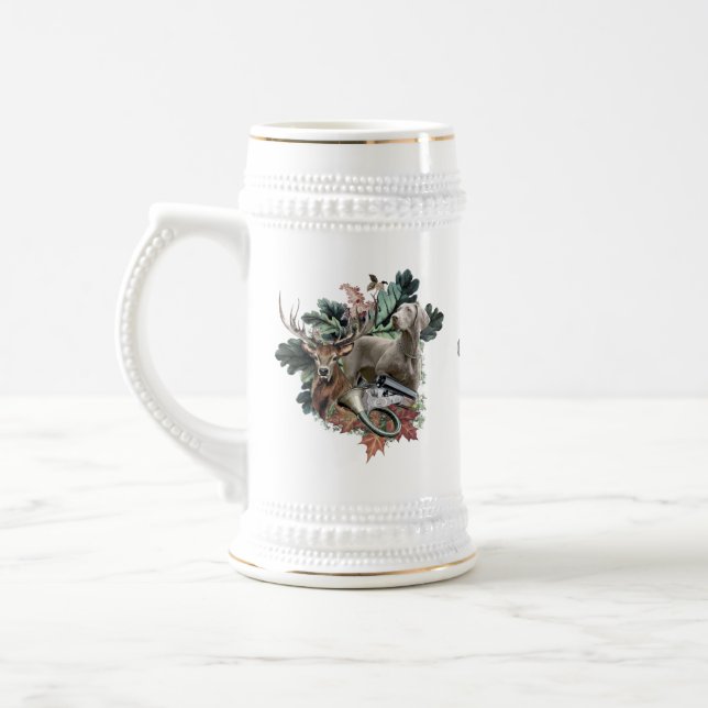 Weimaraner Beer Stein (Left)
