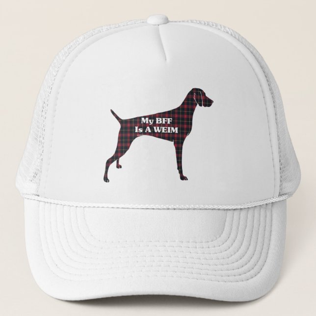 Weimaraner BFF Hat (Front)
