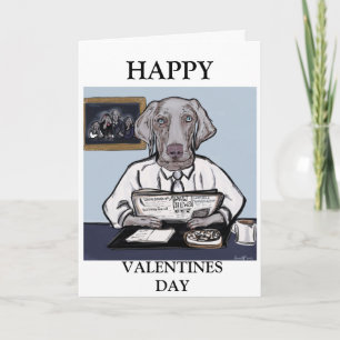 WEIMARANER CARD