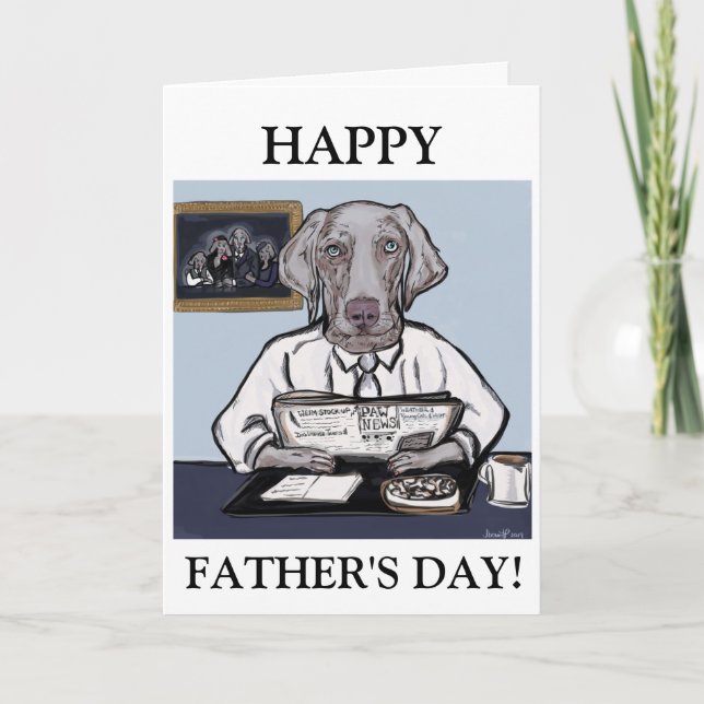 WEIMARANER CARD (Front)