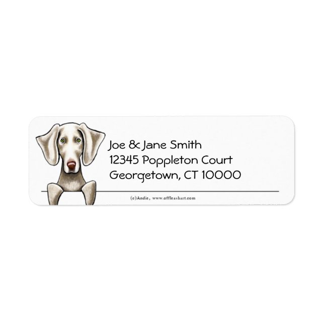 Weimaraner Clean and Simple (Front)