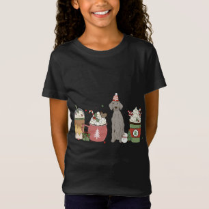 Weimaraner Coffee Latte Winter Christmas Dog Mum H T-Shirt
