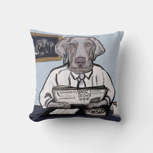 WEIMARANER CUSHION (Front)
