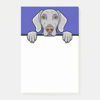 Weimaraner Cute Peeking Dog Lover Gifts Stationery Post-it Notes