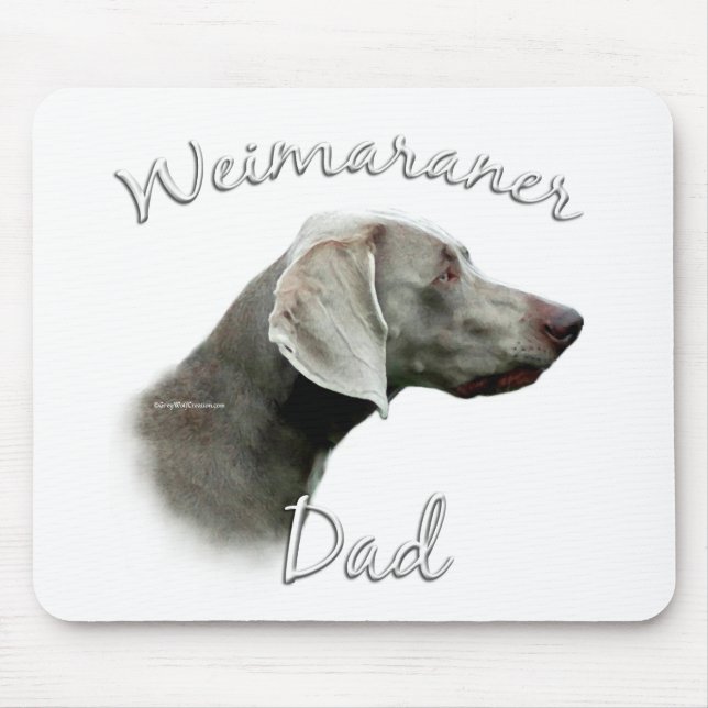 Weimaraner Dad 2 Mouse Pad (Front)