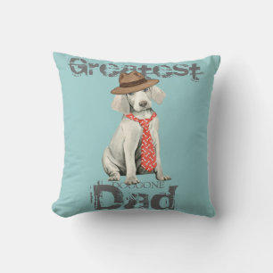 Weimaraner Dad Cushion