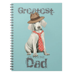 Weimaraner Dad Spiral Notebook