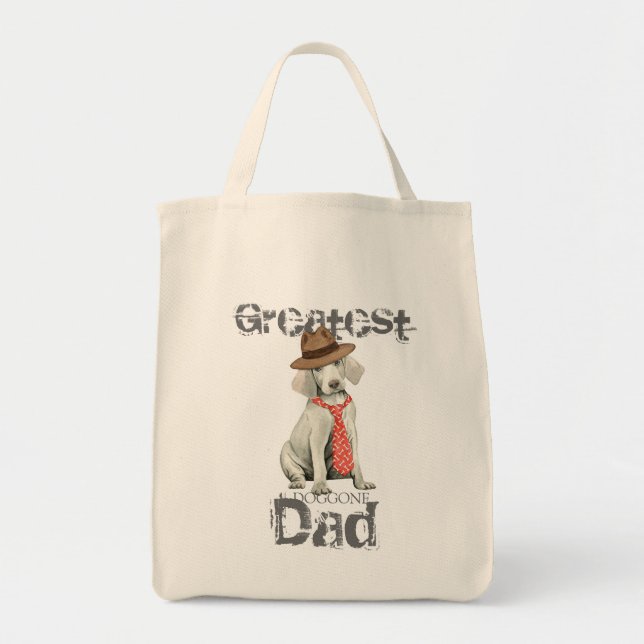 Weimaraner Dad Tote Bag (Front)